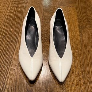 Vagabond White Leather Heels